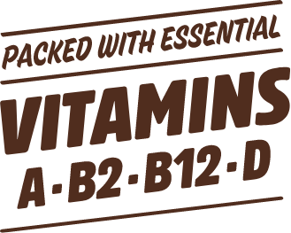 Packed with Essential - Vitamins A-B2-B12-D